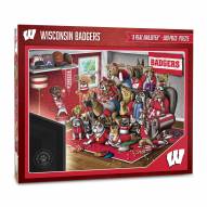 Wisconsin Badgers Purebred Fans "A Real Nailbiter" 500 Piece Puzzle