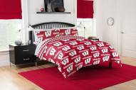 Wisconsin Badgers Rotary Queen Bed in a Bag Set