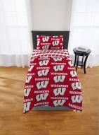 Wisconsin Badgers Rotary Twin Bed in a Bag Set