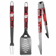 Wisconsin Badgers 3 Piece Tailgater BBQ Set