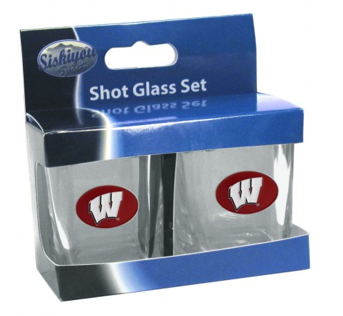 Wisconsin Badgers Shot Glass Set