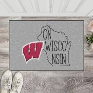 Wisconsin Badgers Southern Style Starter Rug