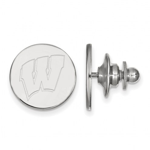 Wisconsin Badgers Sterling Silver Lapel Pin