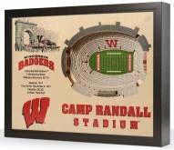 Wisconsin Badgers 25-Layer StadiumViews 3D Wall Art