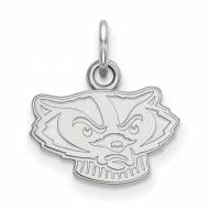 Wisconsin Badgers Sterling Silver Extra Small Pendant