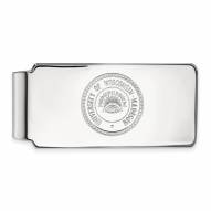 Wisconsin Badgers Sterling Silver Money Clip