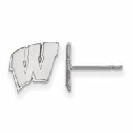 Wisconsin Badgers Sterling Silver Extra Small Post Earrings