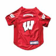 Wisconsin Badgers Stretch Dog Jersey