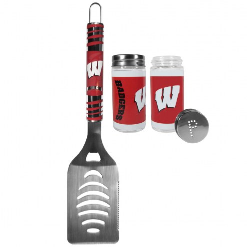 Wisconsin Badgers Tailgater Spatula & Salt and Pepper Shakers