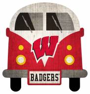 Wisconsin Badgers Team Bus Sign