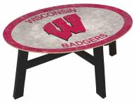 Wisconsin Badgers Team Color Coffee Table