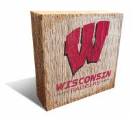 Wisconsin Badgers Team Logo Block