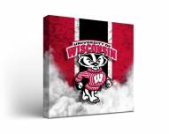 Wisconsin Badgers Vintage Canvas Wall Art
