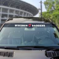 Wisconsin Badgers Windshield Decal