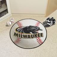 Wisconsin Milwaukee Panthers Baseball Rug