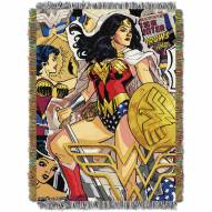 Wonder Woman Gone Wonder Throw Blanket