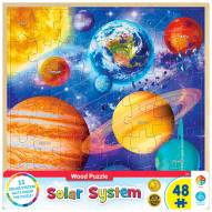 Wood Fun Facts Solar System 48 Piece Wood Puzzle