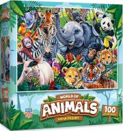 World of Amimals Safari Friends 100 Piece Puzzle