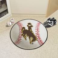 Wyoming Cowboys Baseball Rug