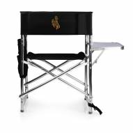 Wyoming Cowboys Black Sports Folding Chair