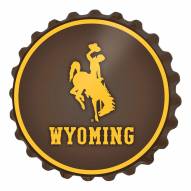 Wyoming Cowboys Bottle Cap Wall Sign