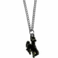 Wyoming Cowboys Chain Necklace with Small Charm