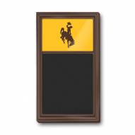 Wyoming Cowboys Chalk Note Board