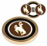 Wyoming Cowboys Challenge Coin with 2 Ball Markers