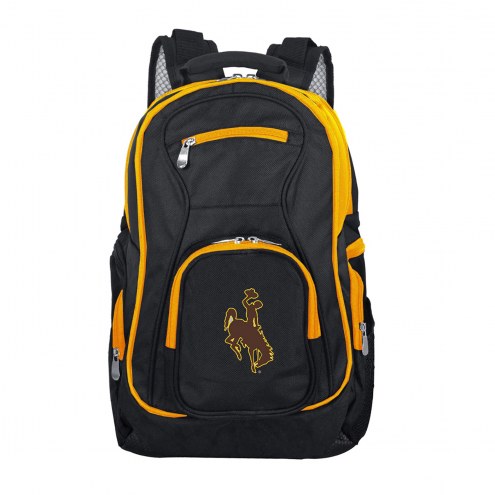 NCAA Wyoming Cowboys Colored Trim Premium Laptop Backpack