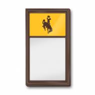 Wyoming Cowboys Dry Erase Note Board