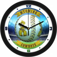 Wyoming Cowboys Home Run Wall Clock
