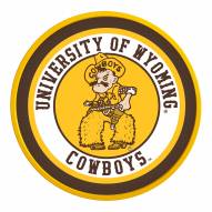 Wyoming Cowboys Modern Disc Wall Sign