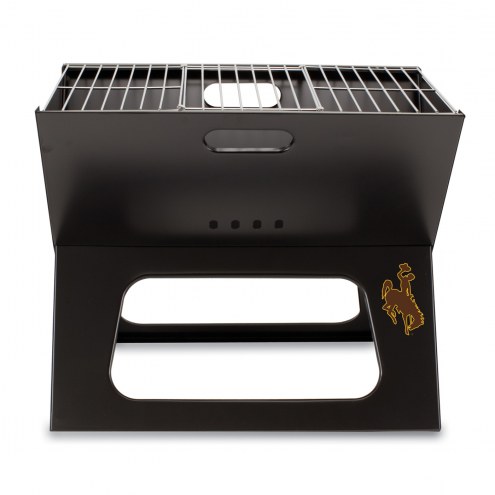Wyoming Cowboys Portable Charcoal X-Grill