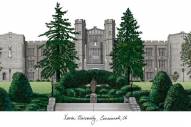 Xavier Musketeers Campus Images Lithograph