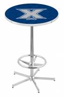 Xavier Musketeers Chrome Bar Table with Foot Ring