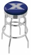 Xavier Musketeers Double Ring Swivel Barstool with Ribbed Accent Ring