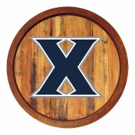 Xavier Musketeers "Faux" Barrel Top Sign