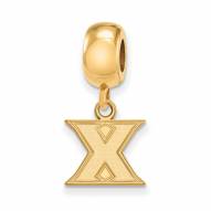 Xavier Musketeers Sterling Silver Gold Plated Extra Small Dangle Bead Charm