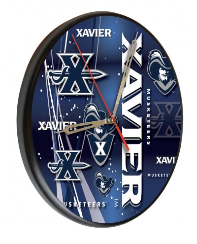 Xavier Musketeers Digitally Printed Wood Clock