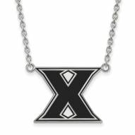 Xavier Musketeers Sterling Silver Large Pendant Necklace