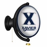 Xavier Musketeers Oval Rotating Lighted Wall Sign