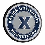 Xavier Musketeers Round Slimline Lighted Wall Sign