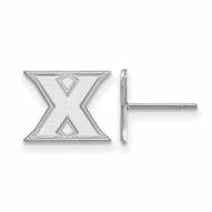 Xavier Musketeers Sterling Silver Extra Small Post Earrings