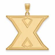 Xavier Musketeers Sterling Silver Gold Plated Extra Large Pendant