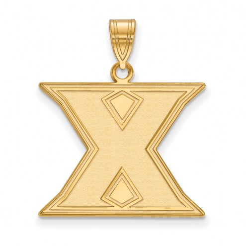 Xavier Musketeers Sterling Silver Gold Plated Large Pendant