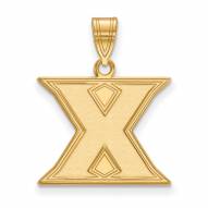 Xavier Musketeers Sterling Silver Gold Plated Medium Pendant
