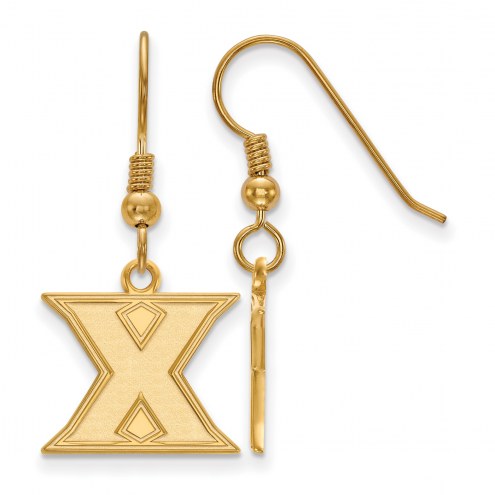 Xavier Musketeers Sterling Silver Gold Plated Small Dangle Earrings