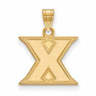 Xavier Musketeers Sterling Silver Gold Plated Small Pendant