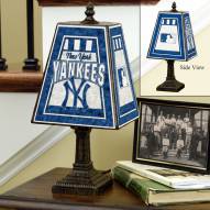 New York Yankees MLB Hand-Painted Art Glass Table Lamp