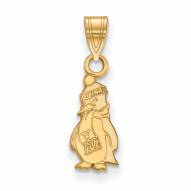 Youngstown State Penguins Sterling Silver Gold Plated Small Pendant